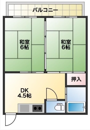 サンライズ泉ヶ丘A棟の間取り