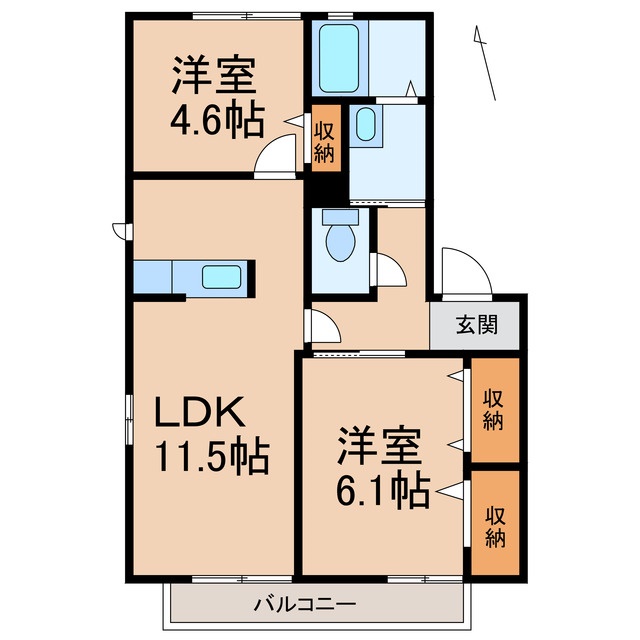 グリーンヒルズ丸山の間取り