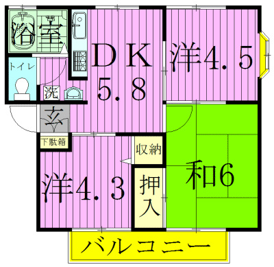 サンライフシティの間取り