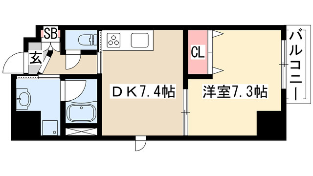 ディアコート白川の間取り