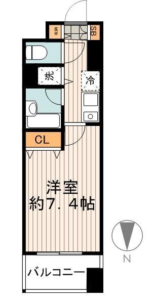 エルヴァージュ神田神保町の間取り