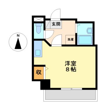 名古屋市千種区千種通のマンションの間取り