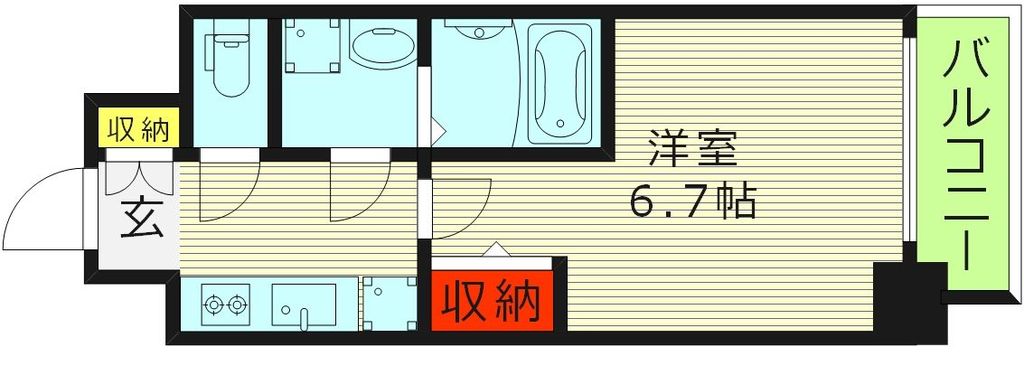 ファーストフィオーレ城北公園通の間取り