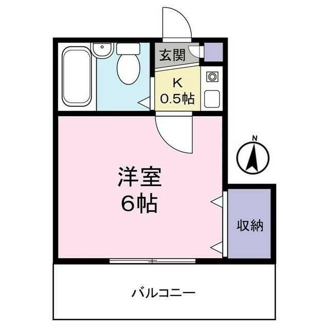 さいたま市桜区南元宿のアパートの間取り