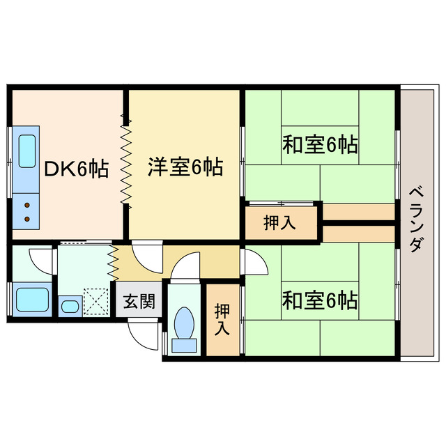 八雲マンションの間取り