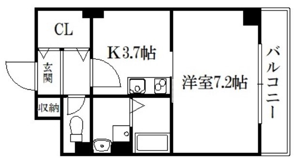 ヴァンヴェルデ西京極の間取り