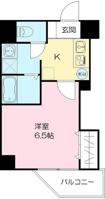 守口市滝井西町のマンションの間取り