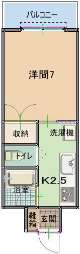 トーマス前島IIの間取り