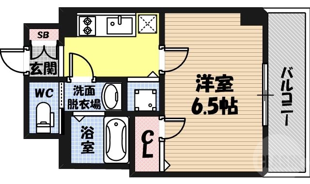 ララプレイス ザ・京橋ステラの間取り