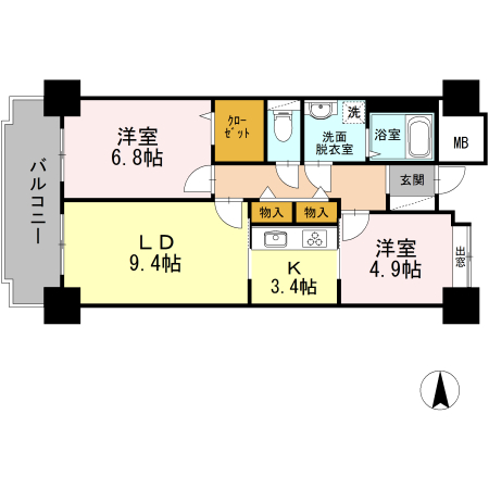 品川シーサイドビュータワーIの間取り