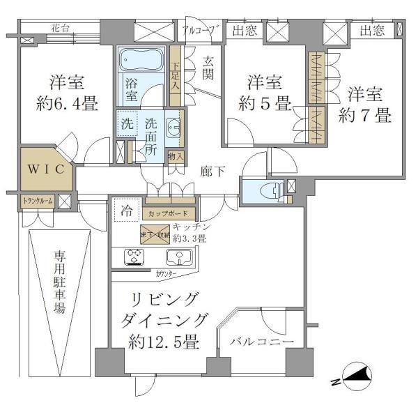 アクシルコート銀座イーストの間取り