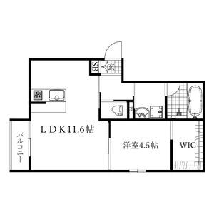 名古屋市中川区かの里のアパートの間取り