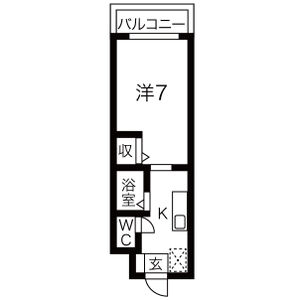 TOMOS APARTMENTS MEITETSU OSATOの間取り