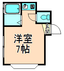 足立区西新井のマンションの間取り