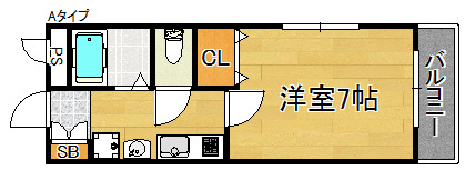 マンションウィンズの間取り