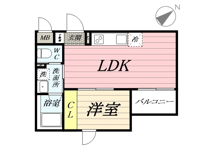 ホロン伊勢原の間取り