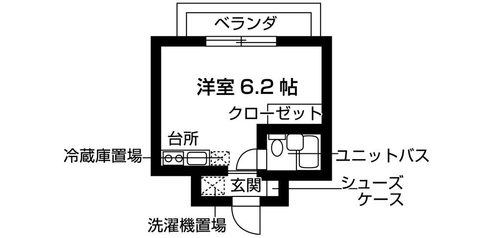 コンフォート清瀬の間取り