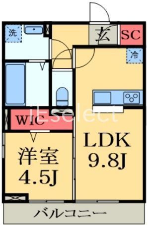 市原市白金町のアパートの間取り