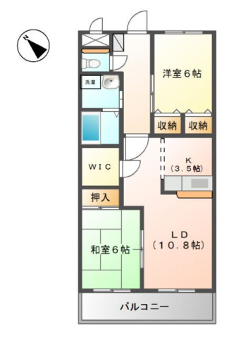 【ベルフォーレI番館の間取り】