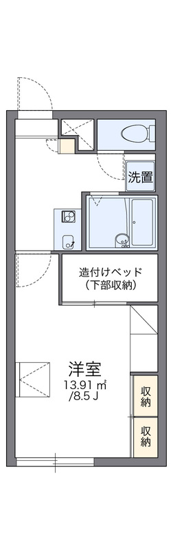 レオパレスSoleado IIIの間取り