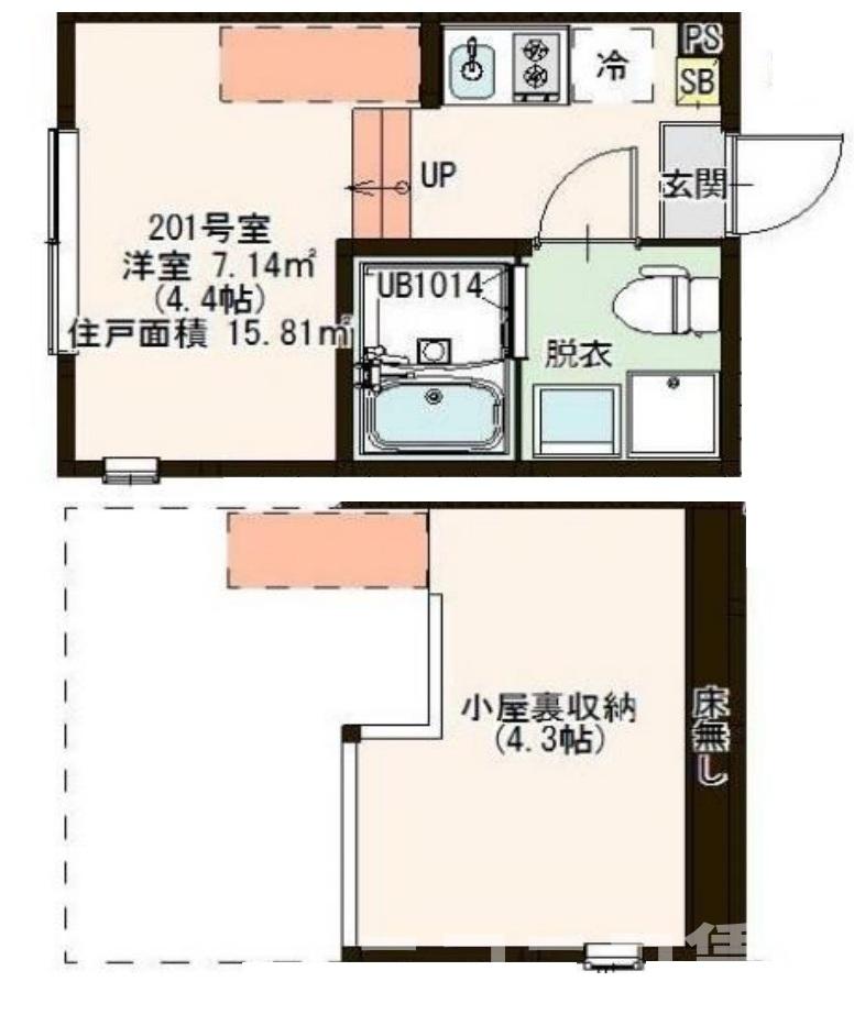 ハーモニーテラス北小岩XIXの間取り