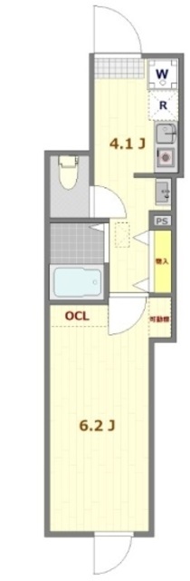 （仮称）中野区沼袋アパートの間取り