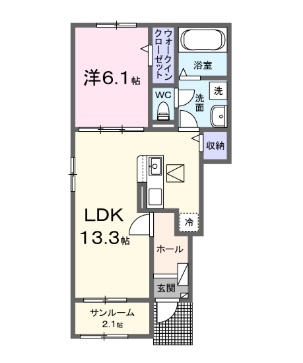 シャ・ラ・ラの間取り