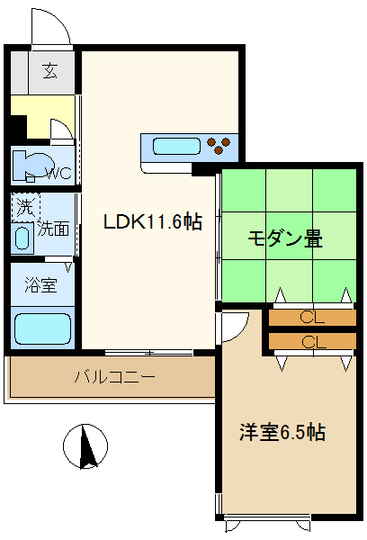 ティアラせんげん台の間取り