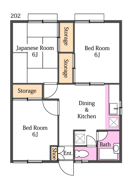 CASAイーストの間取り