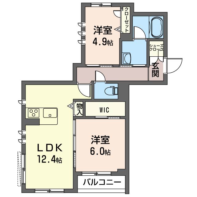 グラティチュードの間取り