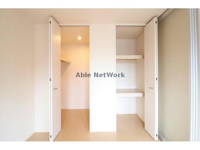 収納　大容量のウォークインクローゼット