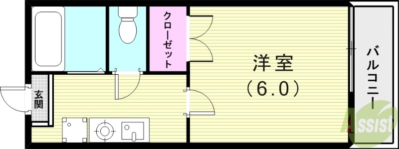 メゾンフォレスタの間取り写真