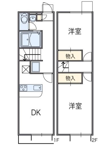レオパレスセラフIの間取り写真