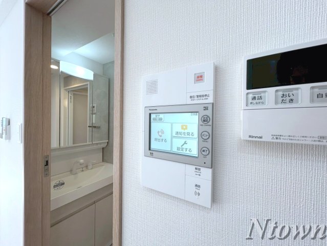 セキュリティ　モニター付きです