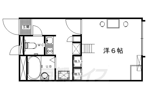 レオパレスフォレストの間取り写真