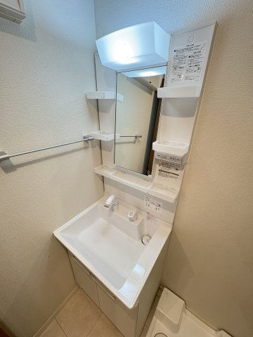 洗面設備　※建築中の為、同ハウスメーカー施工イメージです。