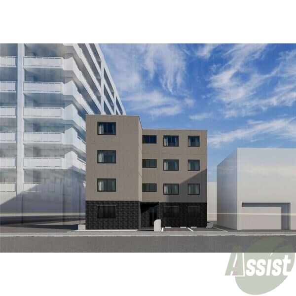 建物外観　外観予想パース　「ＣＩＴＹ　ＲＥＳＩＤＥＮＣＥ月寒中央」