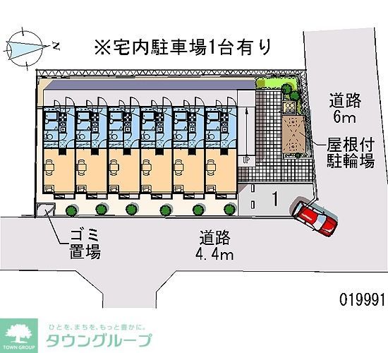 駐車場　区画図