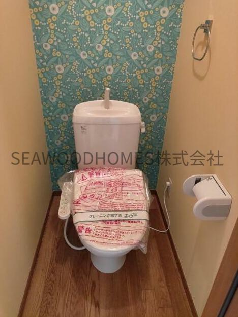 トイレ　温水洗浄便座で冬もひんやりしません。