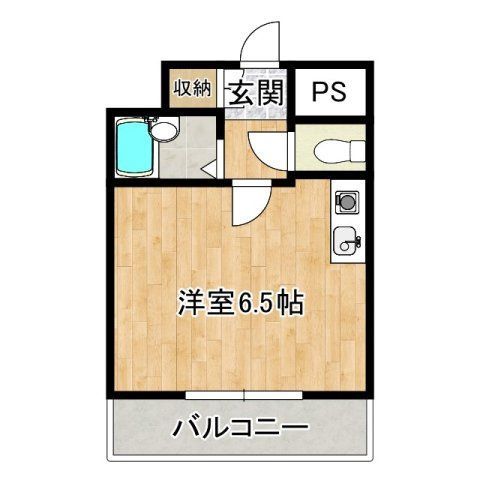 マンションスムスの間取り写真