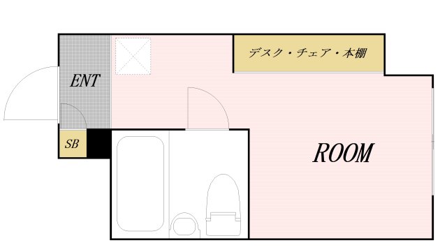 T’s College梅田北の間取り写真