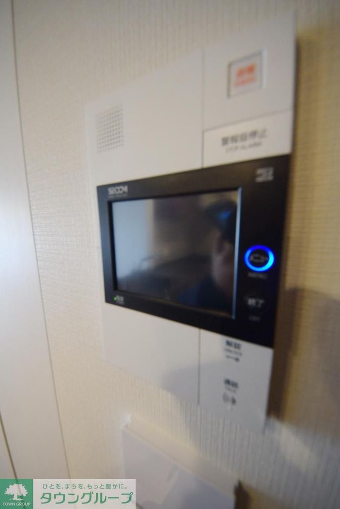 セキュリティ　モニターインターホンです