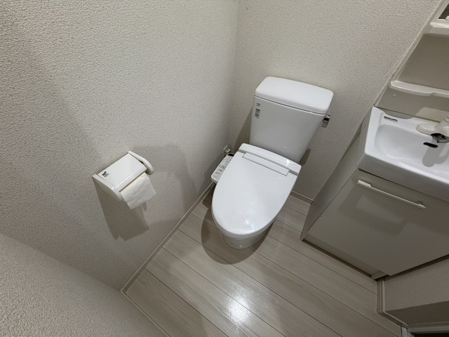 ＪＲ山陽本線 西広島駅 徒歩6分 2階建 築10年のトイレ写真