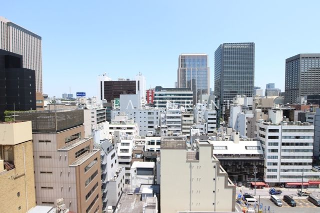 バルコニー　最上階で見晴らし良好