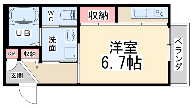 シャーメゾン川西の間取り写真