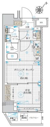 ベルグレード浅草DUEの間取り写真