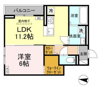 ソレイユ・イーストの間取り写真