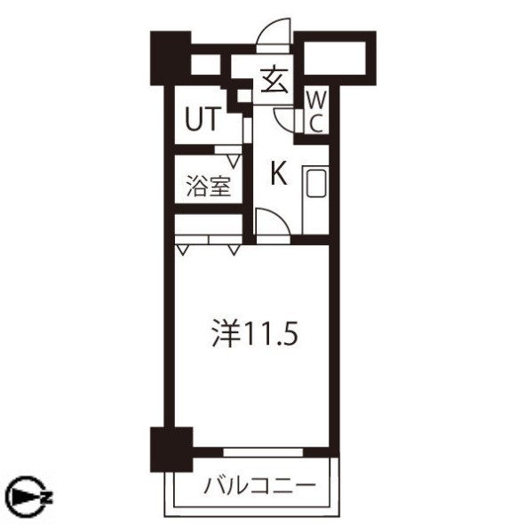 TQレジデンス名古屋錦の間取り写真