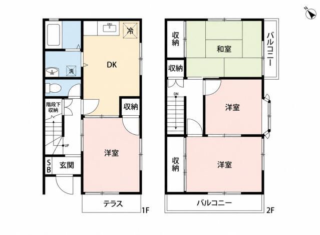 ベアフルート東林間の間取り写真