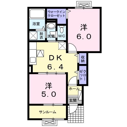 オルテンシア・Iの間取り写真